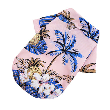Hawaii Style Floral Pet Shirt