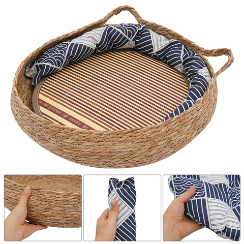 Four Seasons Woven Cat Bed