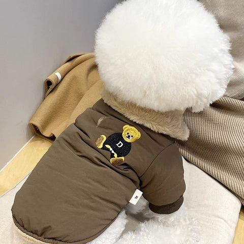 Cartoon Plush Pet Coat