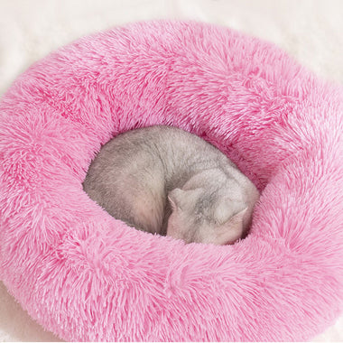 Round Washable Dog & Cat nest bed