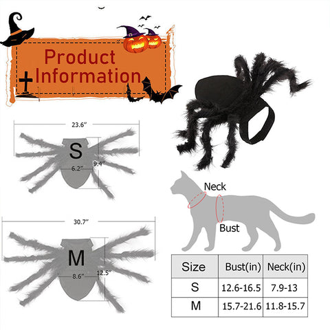 Dog Cat Spider Costume Halloween Decoration