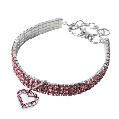 Heart Diamond Pet Necklace