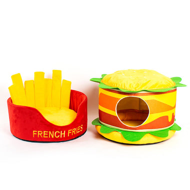 Burger French Fries Pet Bed