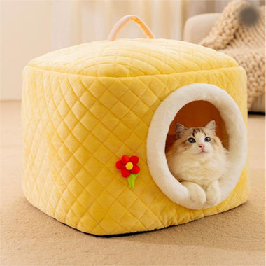 Dual-use Enclosed Pet Bed