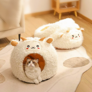 Little Sheep Pet Nest Bed