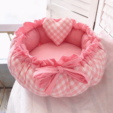 Heart Shaped Pillow Pet Bed