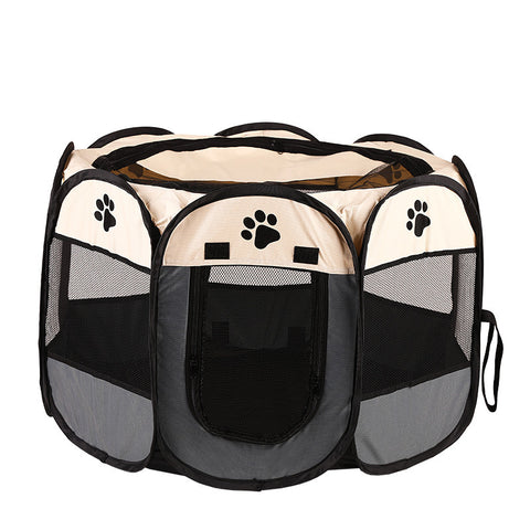 Mesh Portable Foldable Pet Playpen