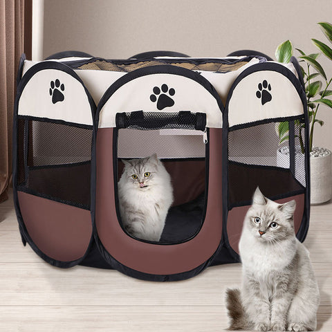 Mesh Portable Foldable Pet Playpen