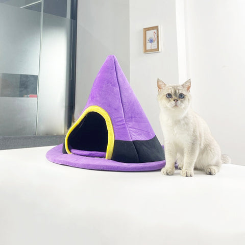 🎃 Witch hat Cat & Dog House