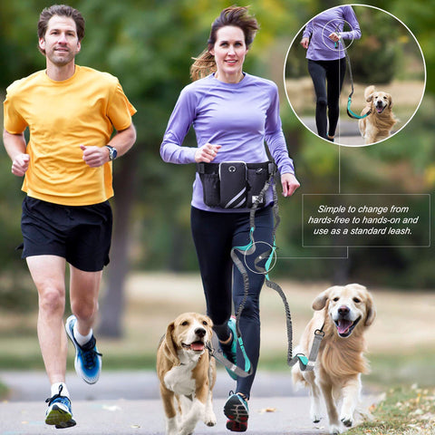 Retractable Hands-Free Traction Rope Dog Walking