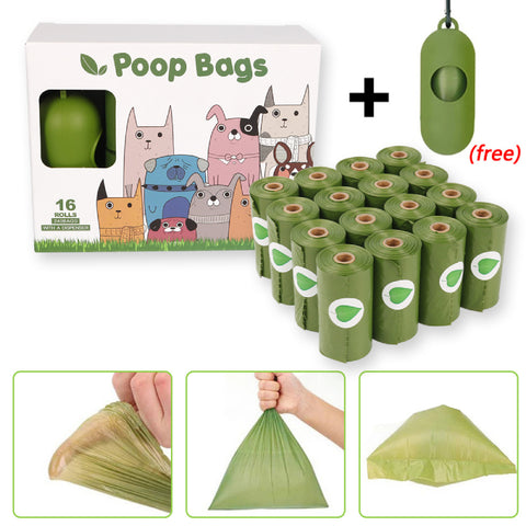 Dog Poop Bags with Dispenser