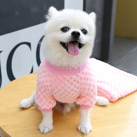 Cute Bear Pattern Flannel Pullover