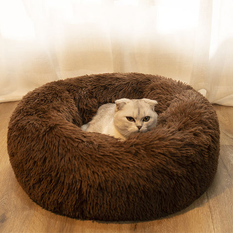 Round Washable Dog & Cat nest bed