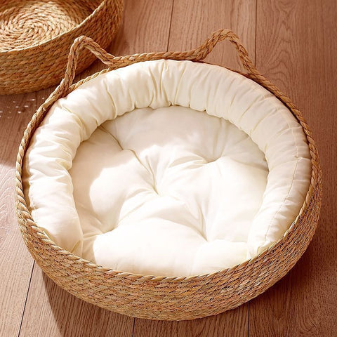 Four Seasons Woven Cat Bed