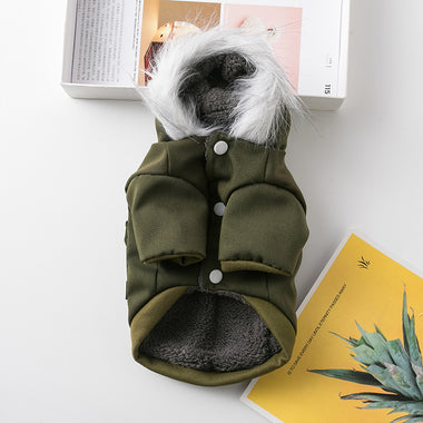 Windproof Hooded Pet Coat