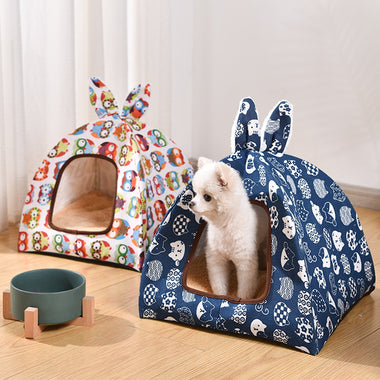 Cute Pet Tent Bed