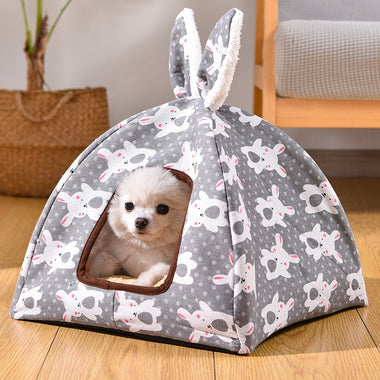 Cute Pet Tent Bed