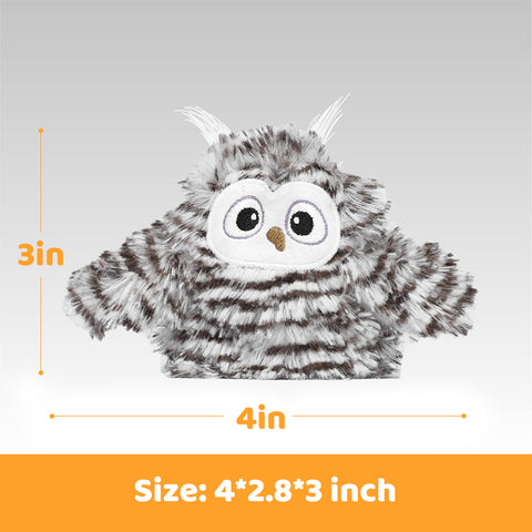 Interactive Squeaker Owl Cat Toy