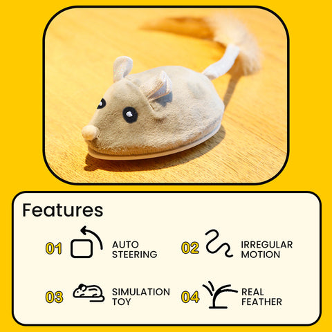 Electric Mouse Smart Cat Toy
