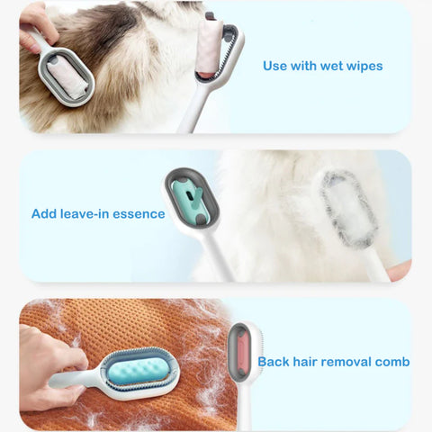 Water  tank    2 in 1 Pet Hair Cleaning Comb & Brush