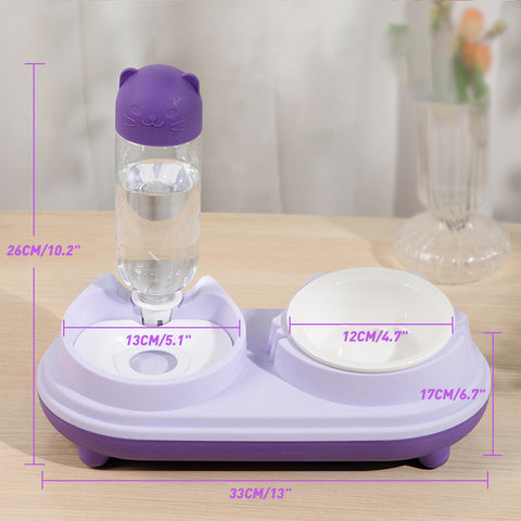 Pet Water & Food Feeder