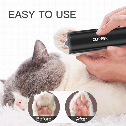 Automatic Inhaling pet hair clipper