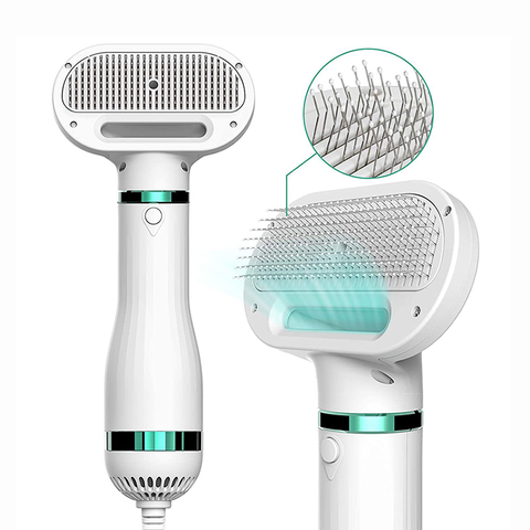 UPGRADE 2 in 1 Pet Hair Dryer Brush GC-D1