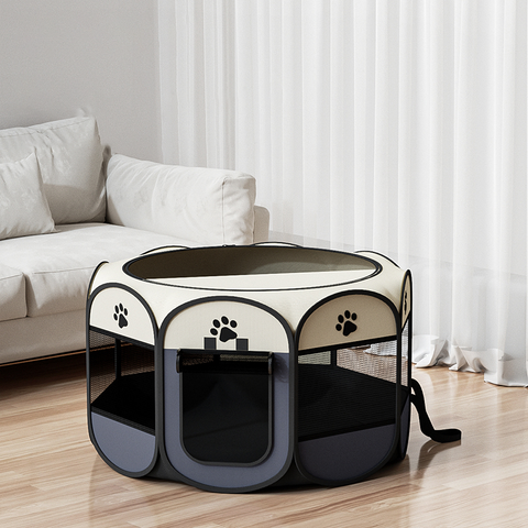 Mesh Portable Foldable Pet Playpen
