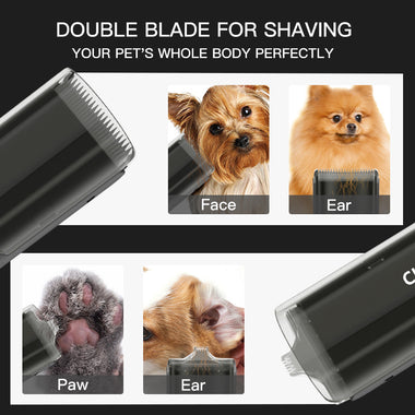 Automatic Inhaling pet hair clipper