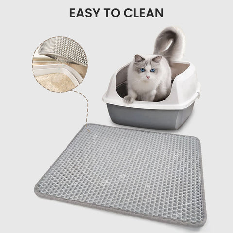 Double Layer & Waterproof Cat Litter Mat LA-M2