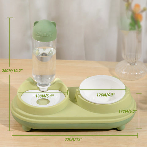 Pet Water & Food Feeder