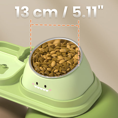 Pet bowl with water dispenser& Slow food mat