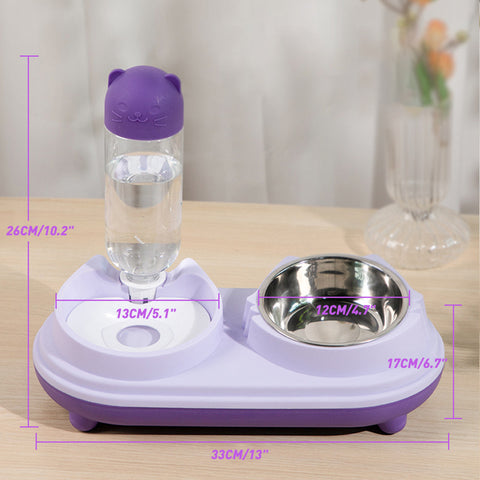 Pet Water & Food Feeder