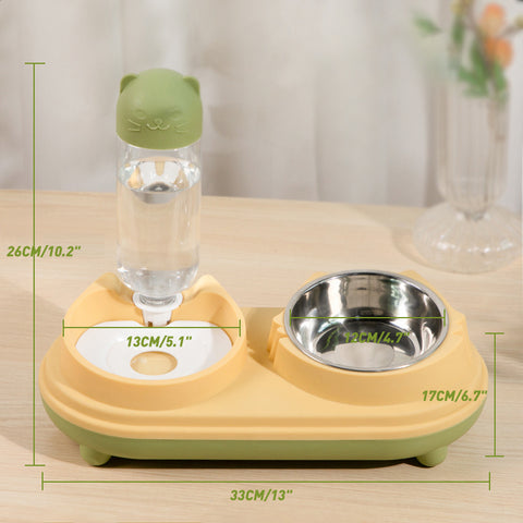 Pet Water & Food Feeder