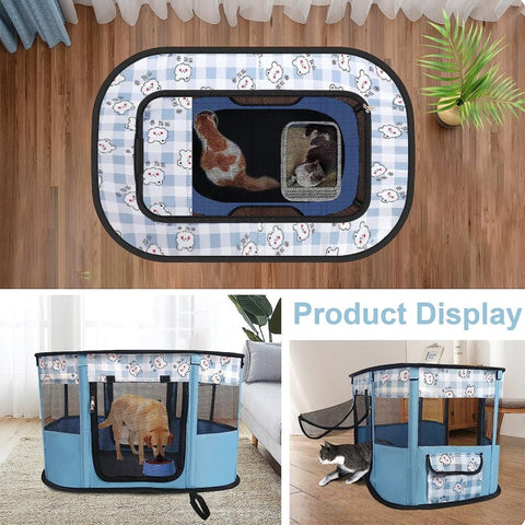 Cute Foldable Pet Playpen