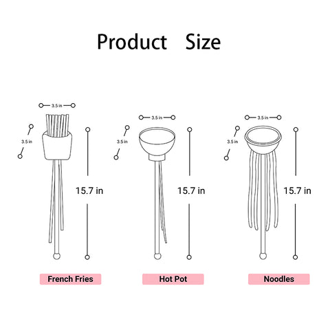 Delicious Food Cat Toy Wand