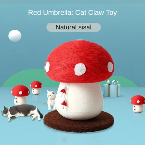 Mushroom Cat Scratcher