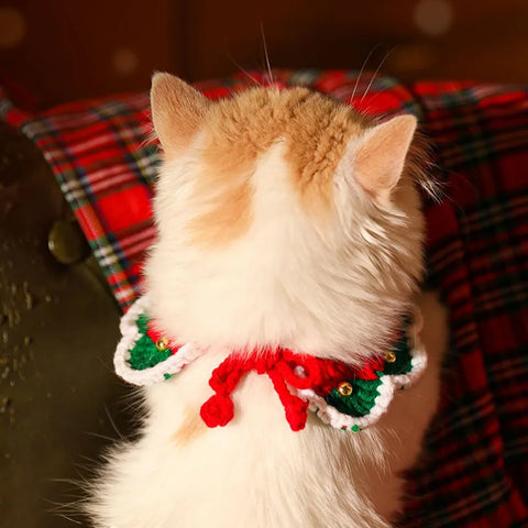 Cat Knitted Scarf