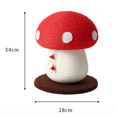 Mushroom Cat Scratcher