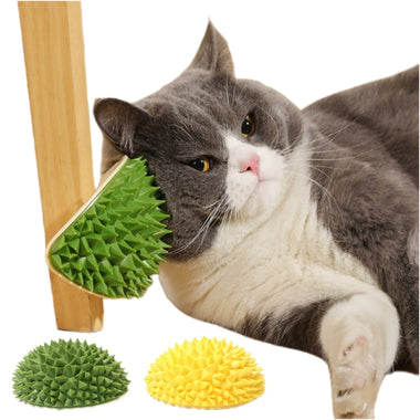 Multifunctional Cat Massager Brush Scratcher Toy