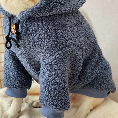Fleece Hooded Pet Sweatshirt