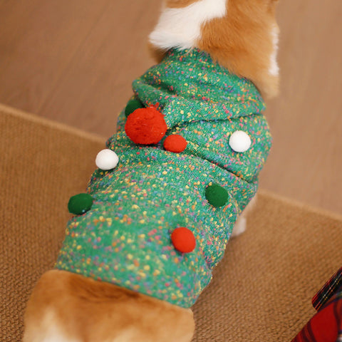 Christmas Hooded Pet Vest