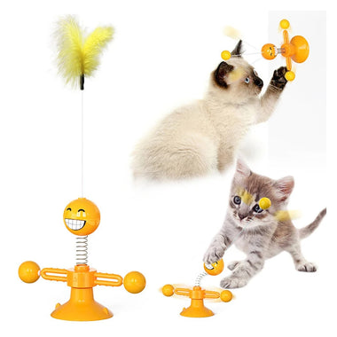 Spinning Windmill Cat Toy