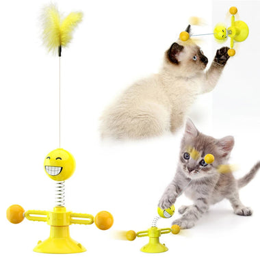 Spinning Windmill Cat Toy