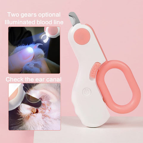 With LED light Pet Nail Clipper