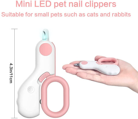 With LED light Pet Nail Clipper