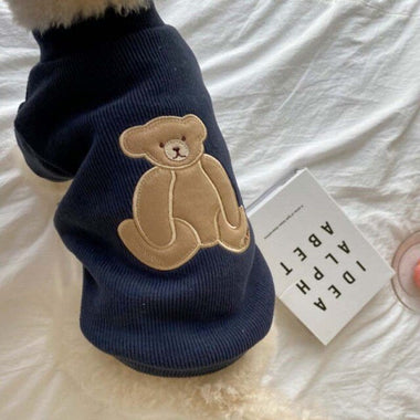 Teddy Printed Dog Knitted Shirt